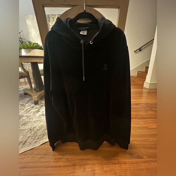 Psycho Bunny Men's velour Black Hoodie size XXL - Picture 3 of 6